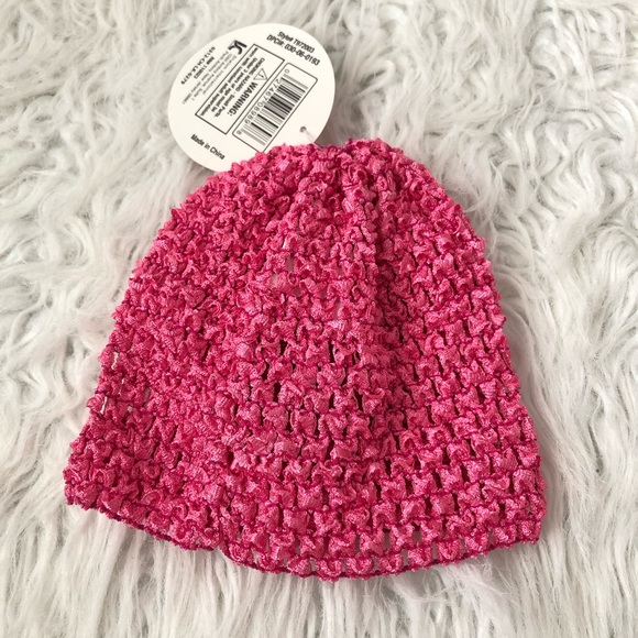 So ‘Dorable Baby Hat Beanie with Tulle Flower Pink - Picture 2 of 4